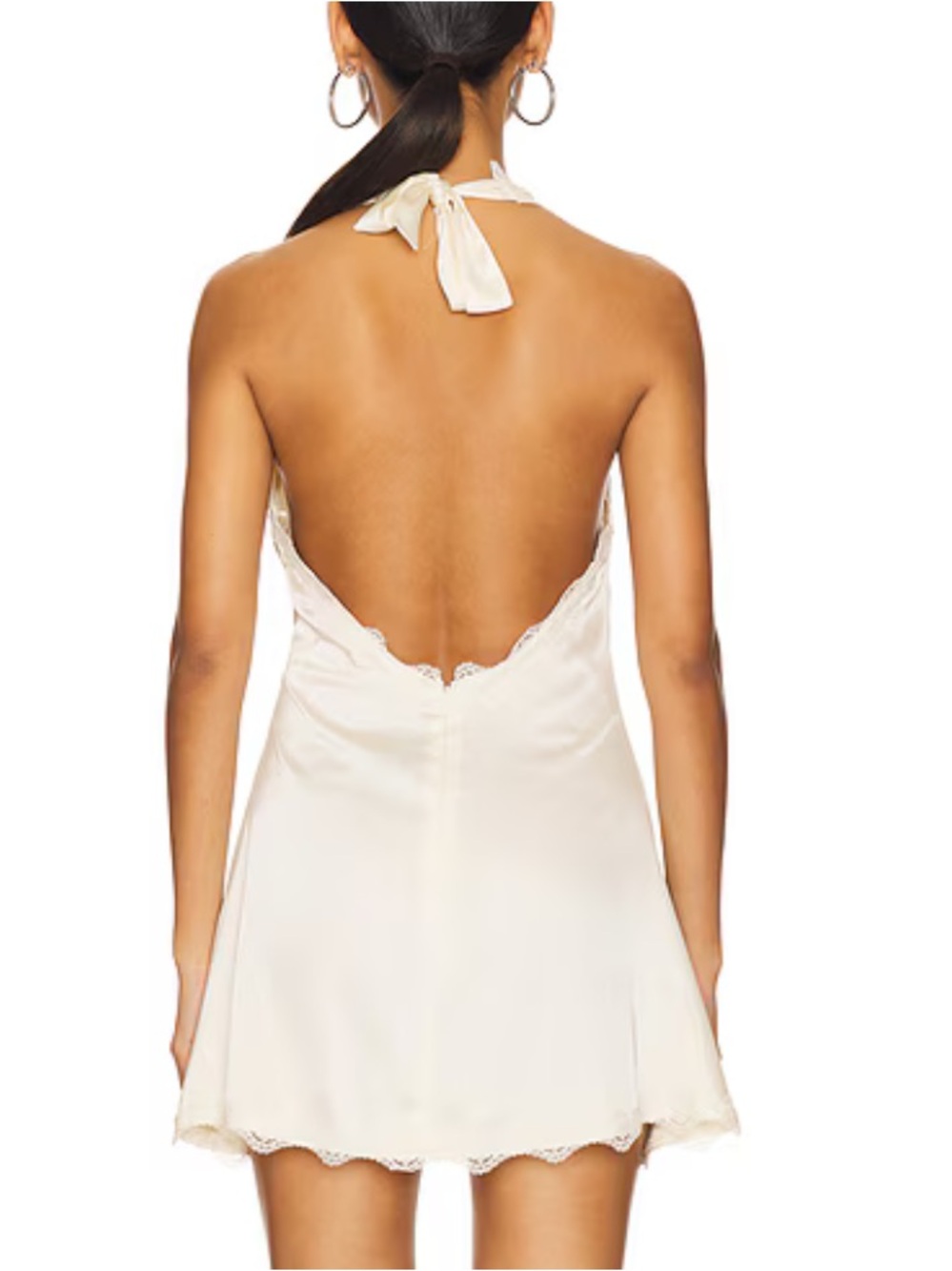 Lioness Stars Align Mini Dress Cream
Silky Lace-Trim Halter Chemise Revolve S - Picture 3 of 9